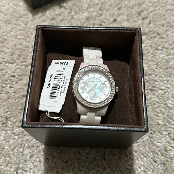 Michael Kors Glitz Mini Madison Acrylic Ladies Watch display picture 1